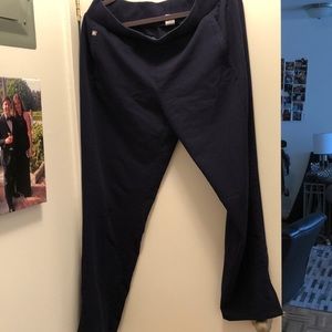 Size L navy scrub pants